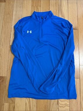 Under Armour Bright Blue Half-Zip Athletic Top